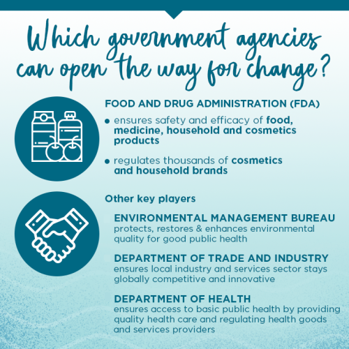 Which government agencies can open the way for change?