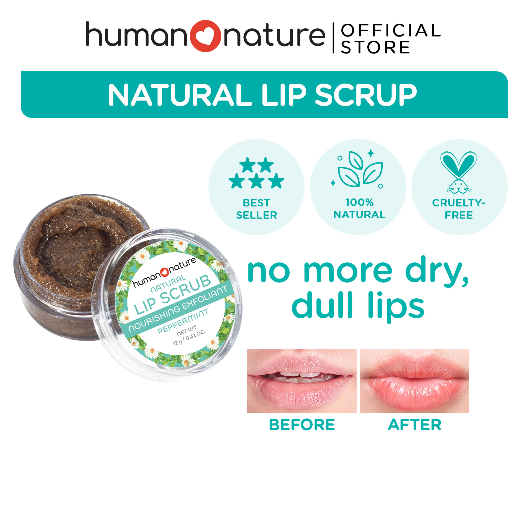 Natural Lip Scrub 12g