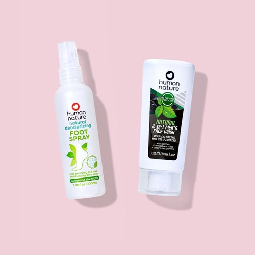 Save P30 when you buy 100ml Men's Face Wash w 100ml Deo Foot Spray, P319.50 Only