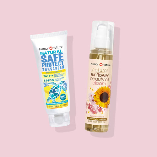 Safe Protect 100g and Sunflower Beauty Oil Bloom 100ml