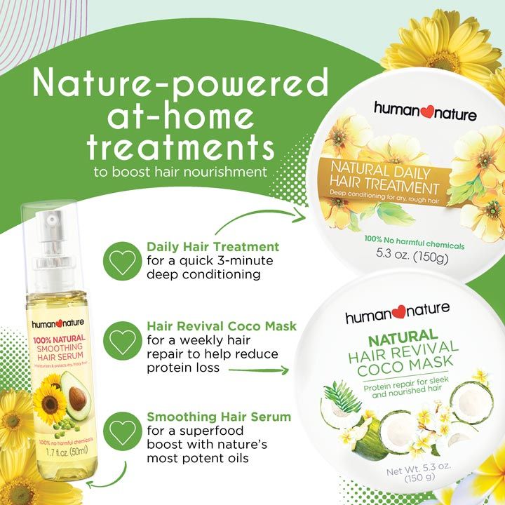 Human Nature Smoothing Nourishing Hair Serum 50ml