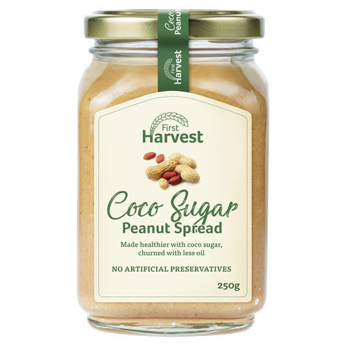 First Harvest Coco Sugar Peanut Spread 250g