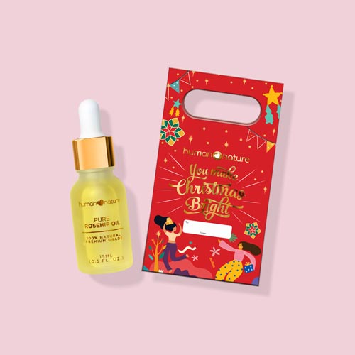 Pure Rosehip Oil 15ml with Free Christmas Bag