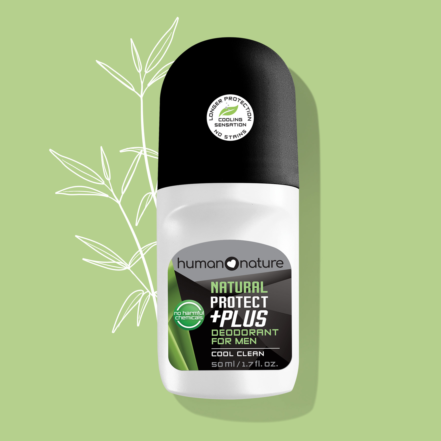 Men's Natural Protect +PLUS Deodorant 50ml