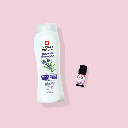 Strengthening PLUS Rosemary Shampoo 400ml and Rosemary Oil 