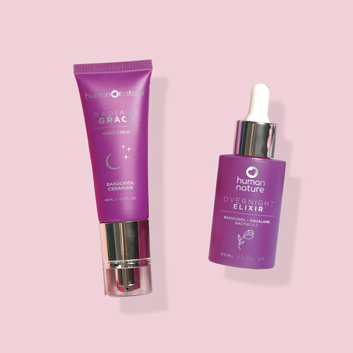 Overnight Elixir and Radiant Grace Night Cream