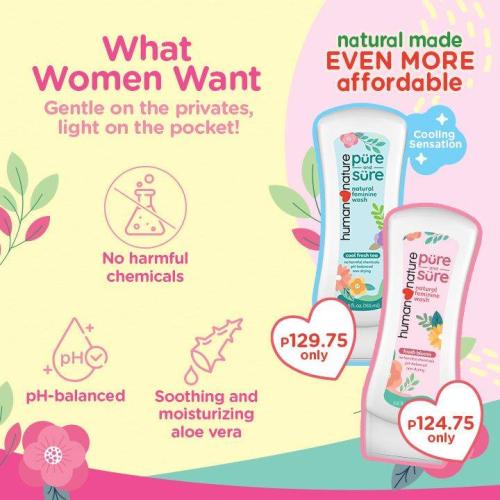 Natural store feminine wash