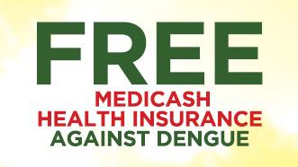 Get FREE Health Insurance Against Dengue!