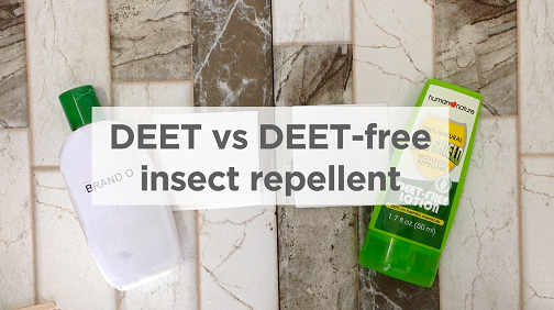 DEET vs DEET-free Insect Repellent