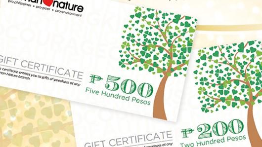 Shopper FAQ: Human Nature Gift Certificates