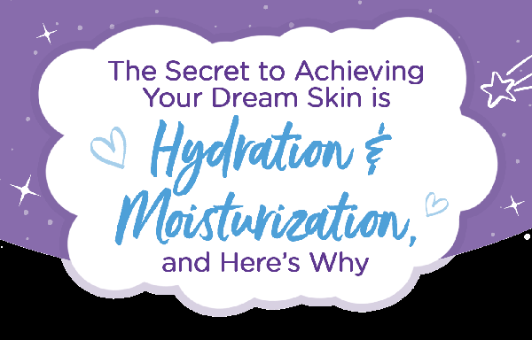The Secret to Achieving Your Dream Skin is Hydration & Moisturization, and Here’s Why
