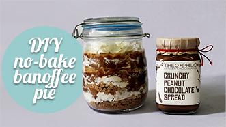 [DIY] No-Bake Banoffee Pie with Theo & Philo Crunchy Peanut Chocolate Spread