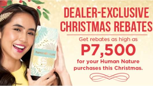 Christmas Rebates for Dealers 2019