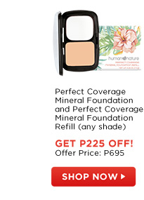 Perfect Coverage Mineral Foundation and Perfect Coverage Mineral Foundation Refill