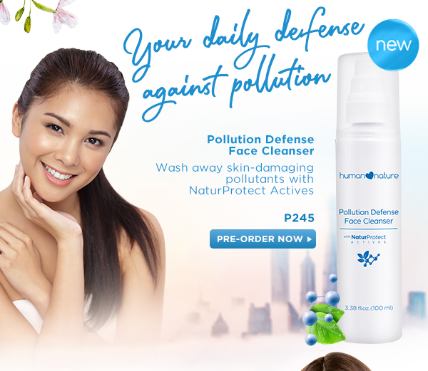 Wash away skin-damaging pollutants with Pollution Defense Face Cleanser, powered by NaturProtect Actives