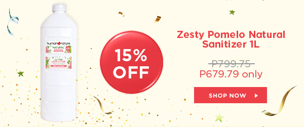 Zesty Pomelo Natural Sanitizer 1L