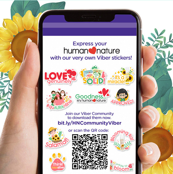 Express your Human Nature with our very own Viber Stickers!