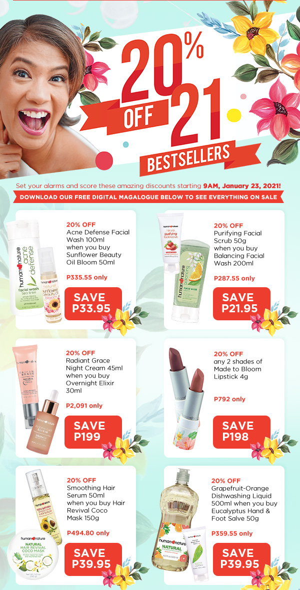 20% off 21 Best Sellers!