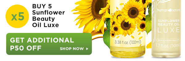 GET ADDITIONAL P50 OFF 5 Sunflower Beauty Oil LUXE
