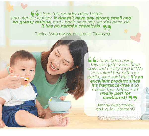 Read what our customers say about Human Nature Baby Bottle & Utensil Cleaner and Human Nature Baby Liquid Laundry Detergent
