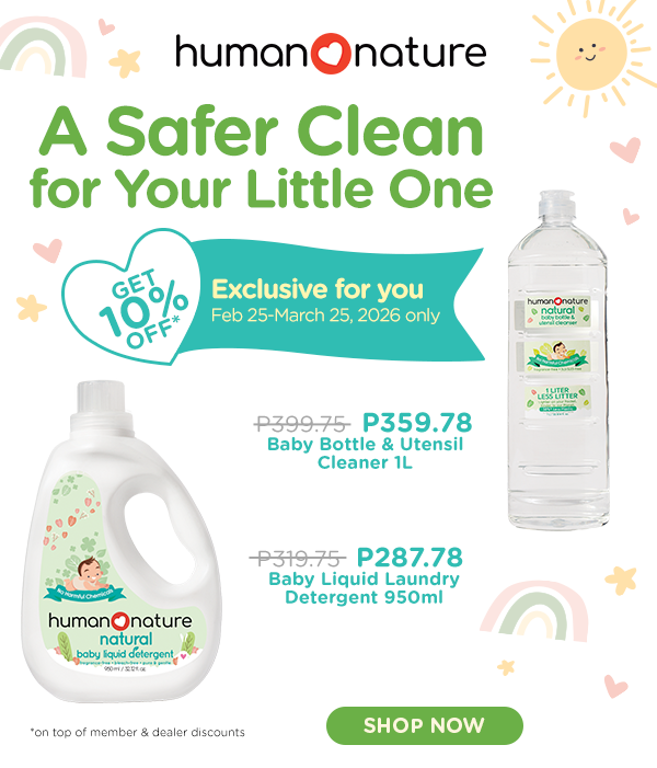 A safer clean for your little one.  Get 10% Off just for you.