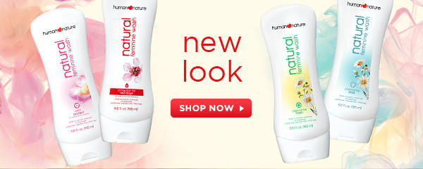 Natural Feminine Wash New Look!