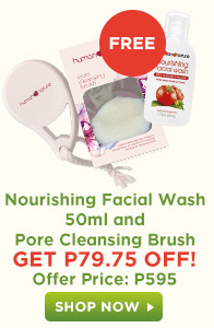 FREE 50ml Facial Wash of your choice when you buy Pore Cleansing Brush