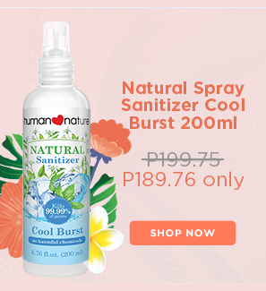 Natural Spray Sanitizer Cool Burst 200g