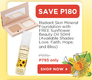 Radiant Skin Mineral Foundation with FREE Sunflower Beauty Oil 50ml