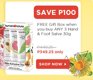 FREE Gift Box when you buy ANY 3 Hand & Foot Salve 30g