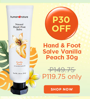 Hand & Foot Salve Vanilla Peach 30g