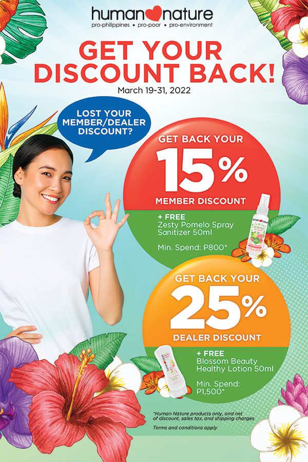 Get Your Discount Back!