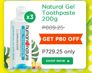 Natural Gel Toothpaste 200g (x3)