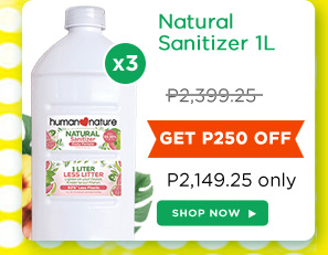 Natural Sanitizer 1L (x3)