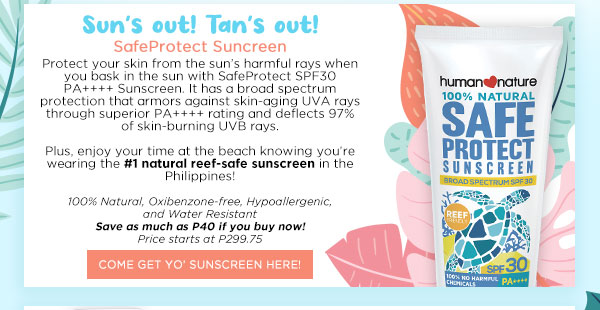 SafeProtect SPF30 PA++++ Sunscreen
