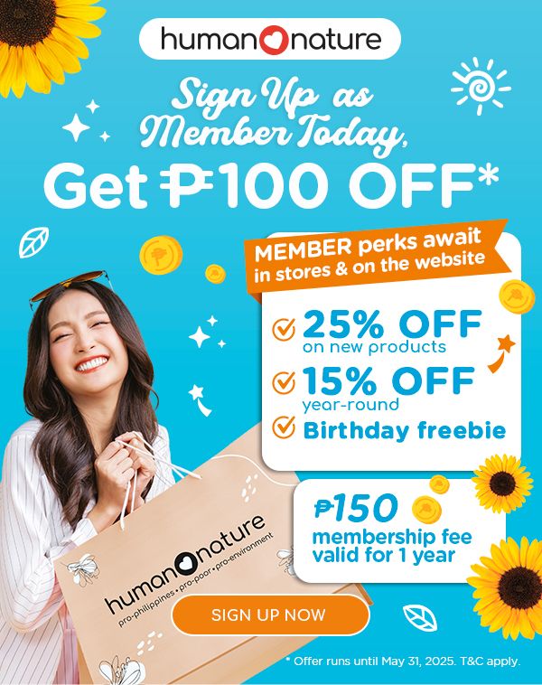Sign-up today, Get P100 Off!