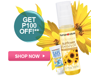 GET 100 OFF when you buy Sunflower Beauty Oil 50ml with SafeProtect SPF30 Sunscreen 200g**