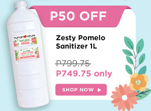 P50 OFF Zesty Pomelo Sanitizer 1L
