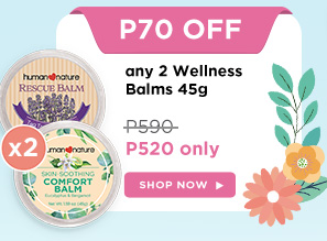 P70 OFF any 2 Wellness Balms 45g