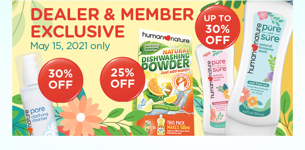 DEALER & MEMBER EXCLUSIVE