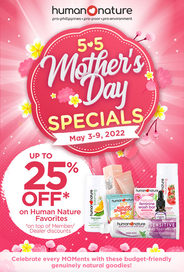 5.5 Sale - Mother's Day Specials