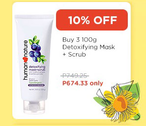 Buy 3 100g Detoxifying Mask + Scrub