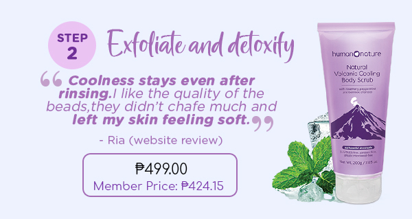Exfoliate and detoxify