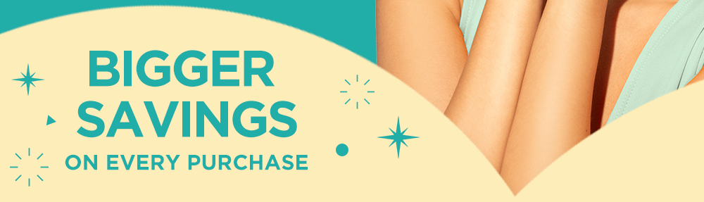 Bigger savings on every purchase.