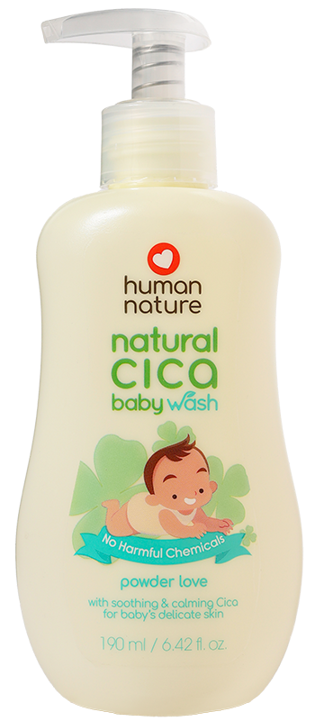 Natural Cica Baby Wash Powder Love