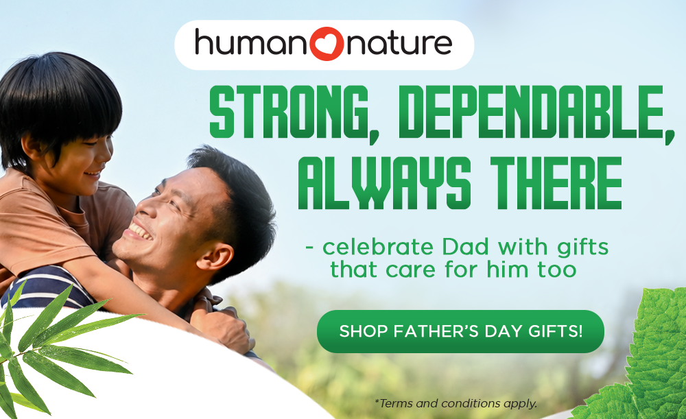 Strong, Dependable, Always there - Celebrate Dad with gifts that care for him too.