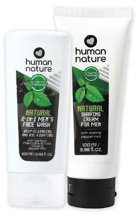100ml Men's Face Wash + 100ml Shaving Cream for Men