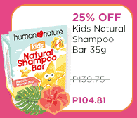 25% Off Kids Natural Shampoo Bar 35g