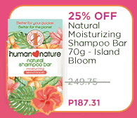25% Off Natural Moisturizing Shampoo Bar 70g - Island Bloom