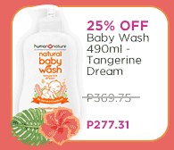 25% Off Baby Wash 490 ml - Tangerine Dream
